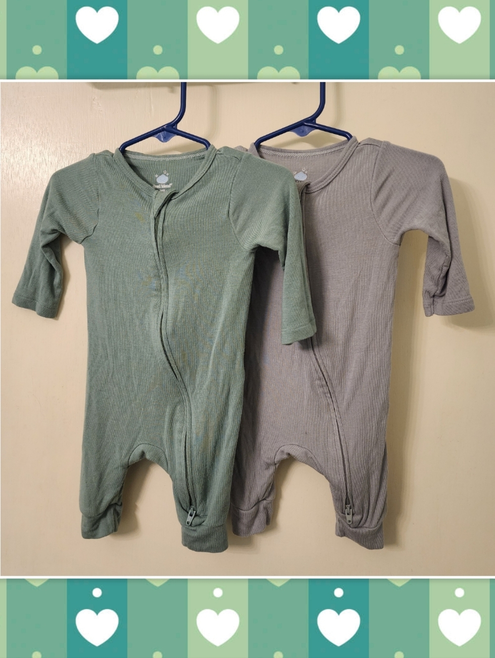 Cloud Island - Sleep-n-play - Romper - 2pk Bundle/Lot